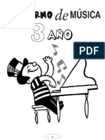 3 Año Cuaderno de Música 36 Hojas