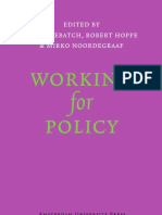 Colebatch Et Al. - 2010 - Working For Policy