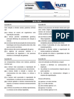 3º AFA-EN - Tarde - Lista de Revisão - P2 - Biologia - MILITAR - 14-6-2023