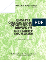 IRPS 48 Quality Characteristics of Milled Rice Grown in Different Countries