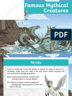 T H 358 ks2 Famous Mythical Creatures Powerpoint - Ver - 7