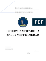 Determinantes de La Salud y Enfermedad