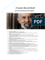 No-Dualidad Textos - Aforismos Sobre La Consciencia-Sin-Objeto, Por Franklin Merrell-Wolff