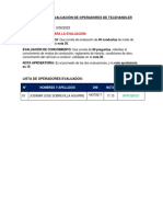 Resultado de Evaluacion de Operadores de Telehandler 03.08.2023