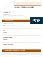 Examen Teorico de Operadores de Volquete - Rafael Auccapiña