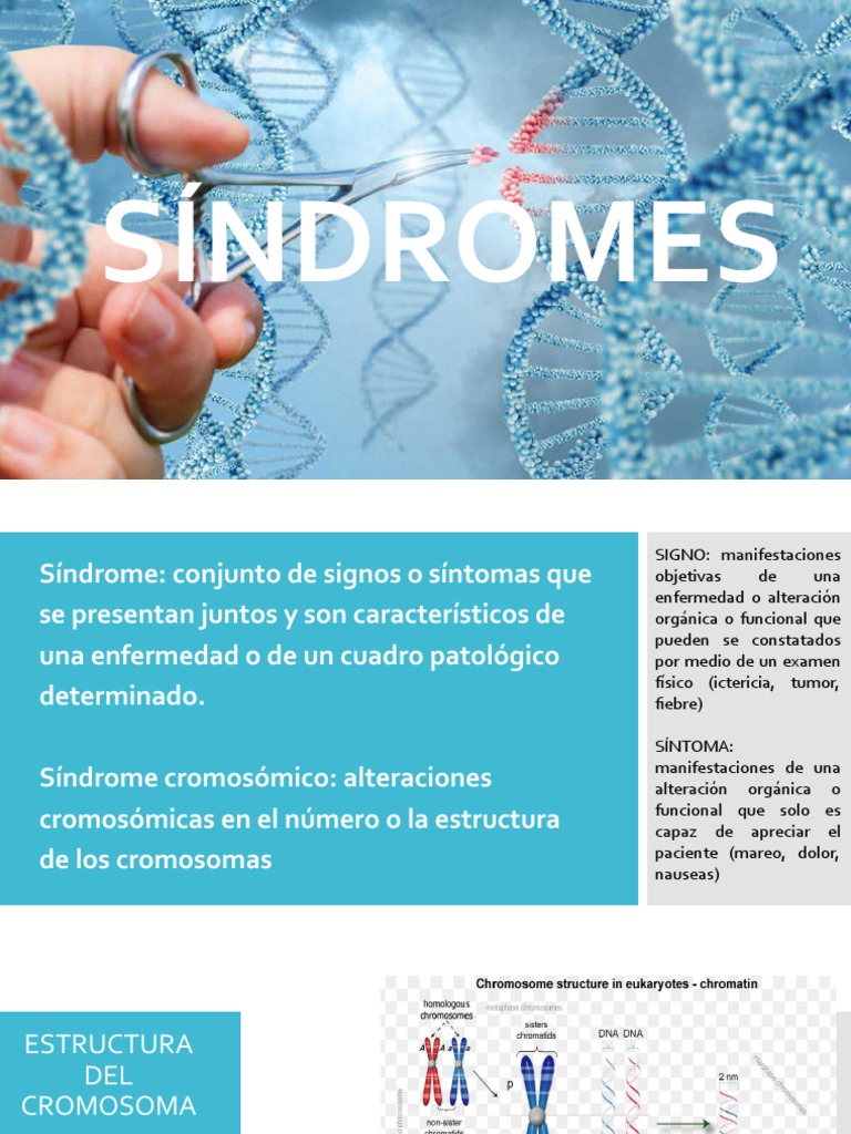 Tipos de Síndromes y Alteraciones Cromosómicas | PDF | Cromosoma | Genética