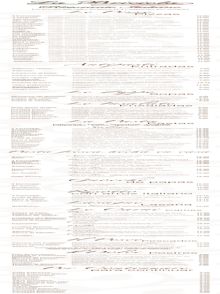 Menu La Briciola PDF | PDF | pesto | filete
