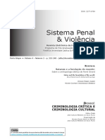 DIREITO PENAL E VIOLENCIA- TEORIA MIMETICA