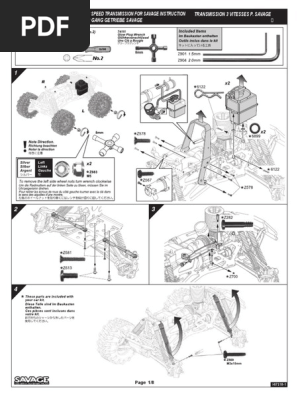 I87218 Savage 3 Speed v1 | PDF