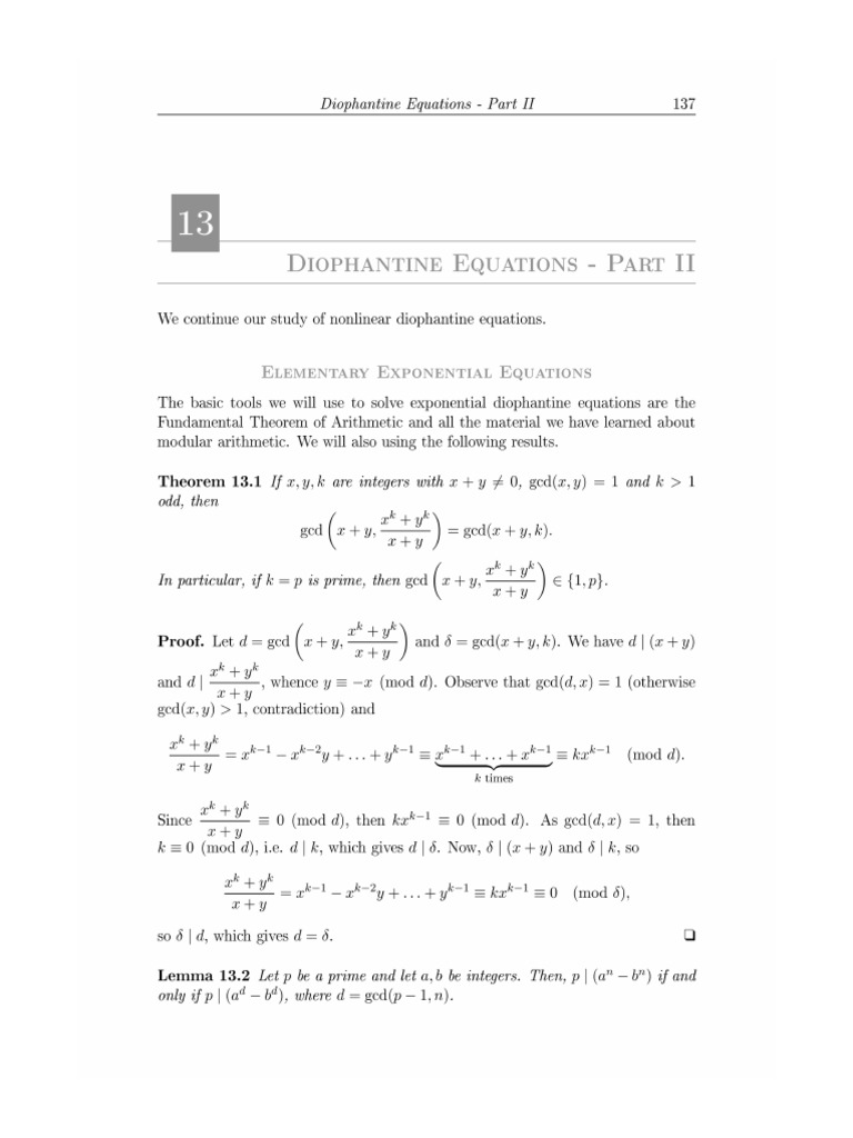 Day 13 Notes and Problem Set | PDF