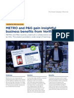 METRO and P&G Gain Insightful Business Benefits From Verified by GS1