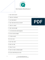 Past Continuous All Forms Mixed Exercise 2-1-2