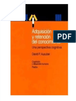 PDF Ausubel Adquisicion y Retencion Del Conocimiento PDFPDF Compress