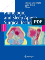 Rhinologic and Sleep Apnea Surgical Techniques 1st Ed 2007 S