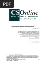 Antropofagia, Rascimo e ações afirmativas - Giuseppe Cocco