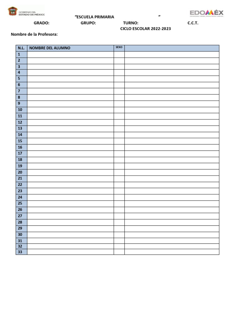 Lista Actual 5 A | PDF