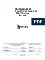GSE-PR-039-R109 Procedimiento para Corrida y Corte de Cable de Perforación Rig 109