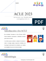 Acle 2023 Presentación