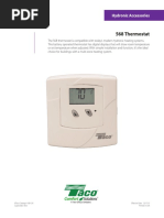 568 Thermostat: Hydronic Accessories