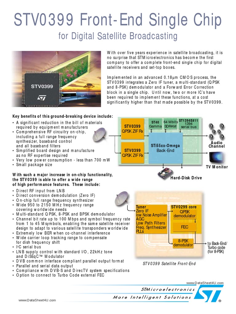 STV0399 | PDF | Integrated Circuit | Computer Science