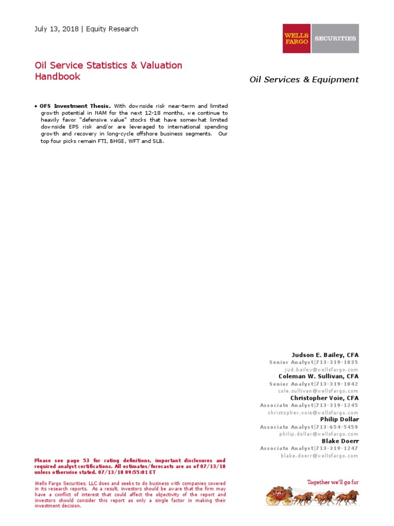 July 13 Major Charts Wells Fargo OFS PDF Valuation (Finance