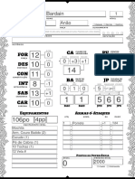 OD2 Ficha de Personagem Editavel Kit Do Jogador - Por Lucas Salame
