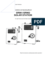 SR961/SR962 Solar Station: Installation and Operating Manual