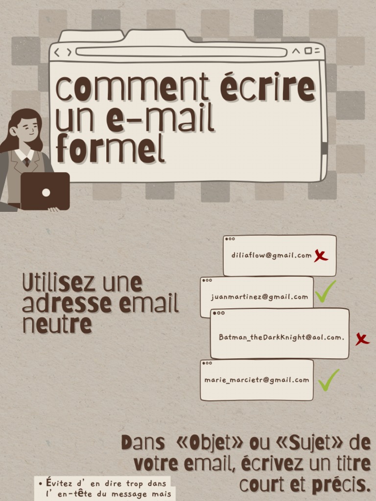 Écrire Un E-Mail Formel / How To Write A Formal E-Mail In French? – SZLHOD
