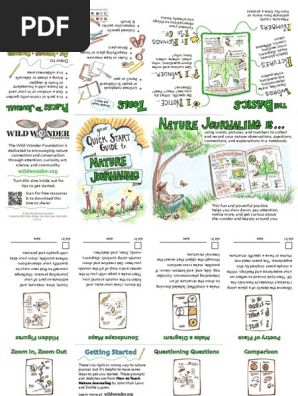 Nature Journal Zine