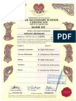 Grade 12 Certificate 3