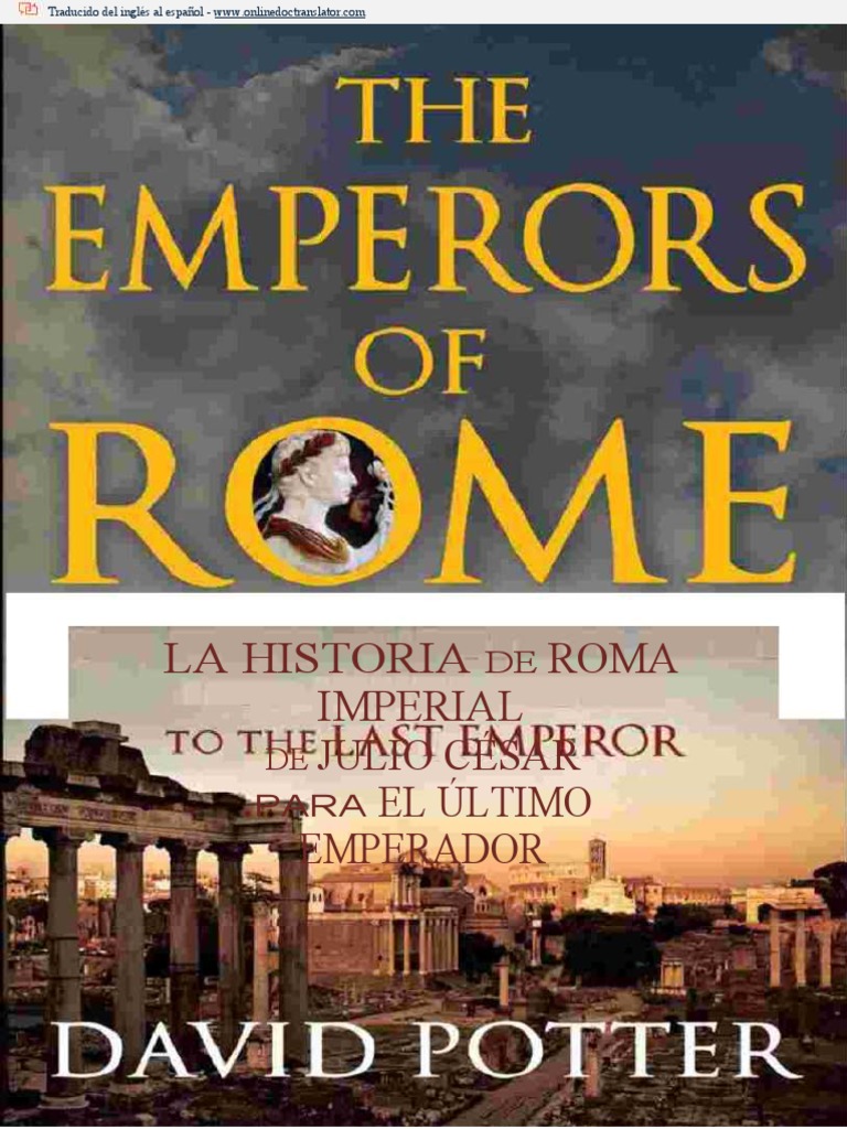 La Historia Roma Imperial Julio César El Último Emperador DE DE PDF