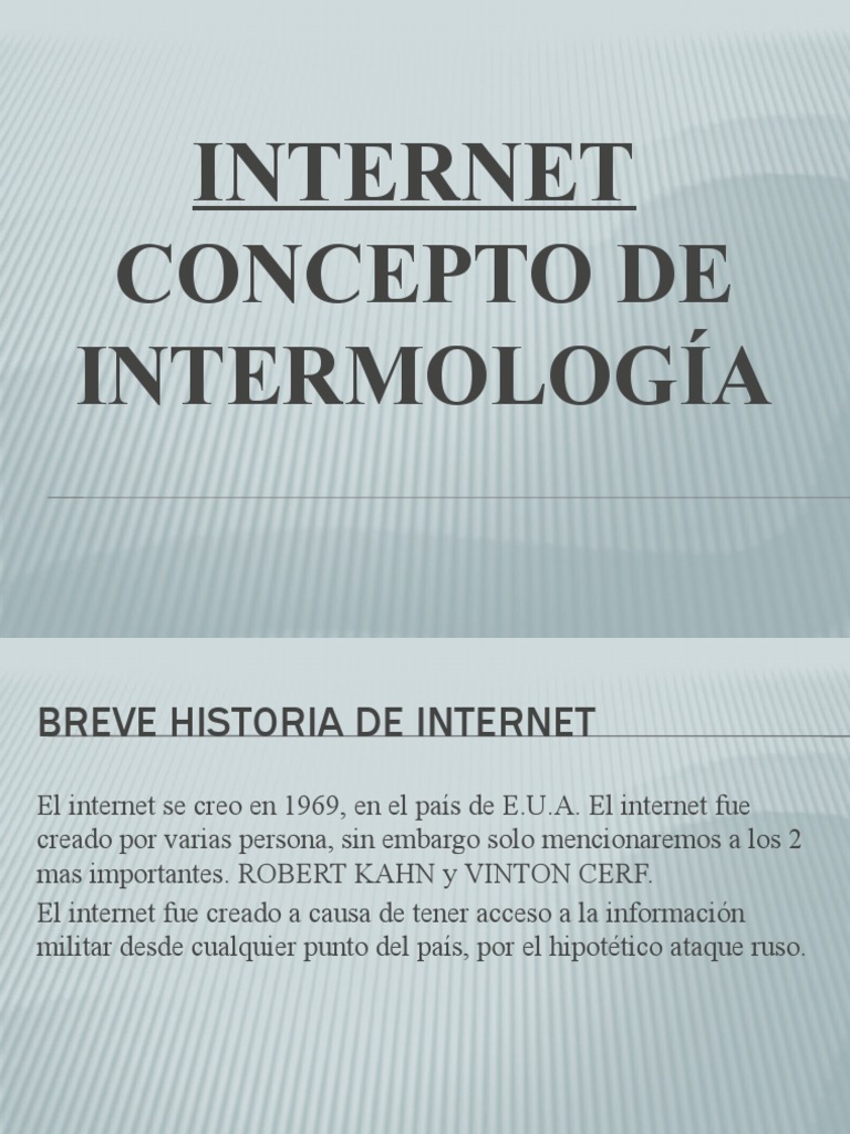 Historia del internet pdf