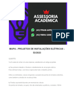 Mapa - Projetos de Instalações Elétricas - 53 2023