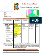 4° Sesión Día 3 Mat Representamos Fracciones - Refuerzo Escolar Unidad 6 Semana 1