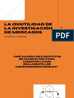 La (In) Utilidad de La Investigación de Mercados