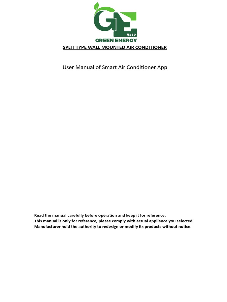 Smart Ac For Green Energy 1 | PDF | Mobile App | Smartphone