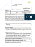 Ciencias de La Ingeniería.: Programa de Asignatura Identificación de La Asignatura