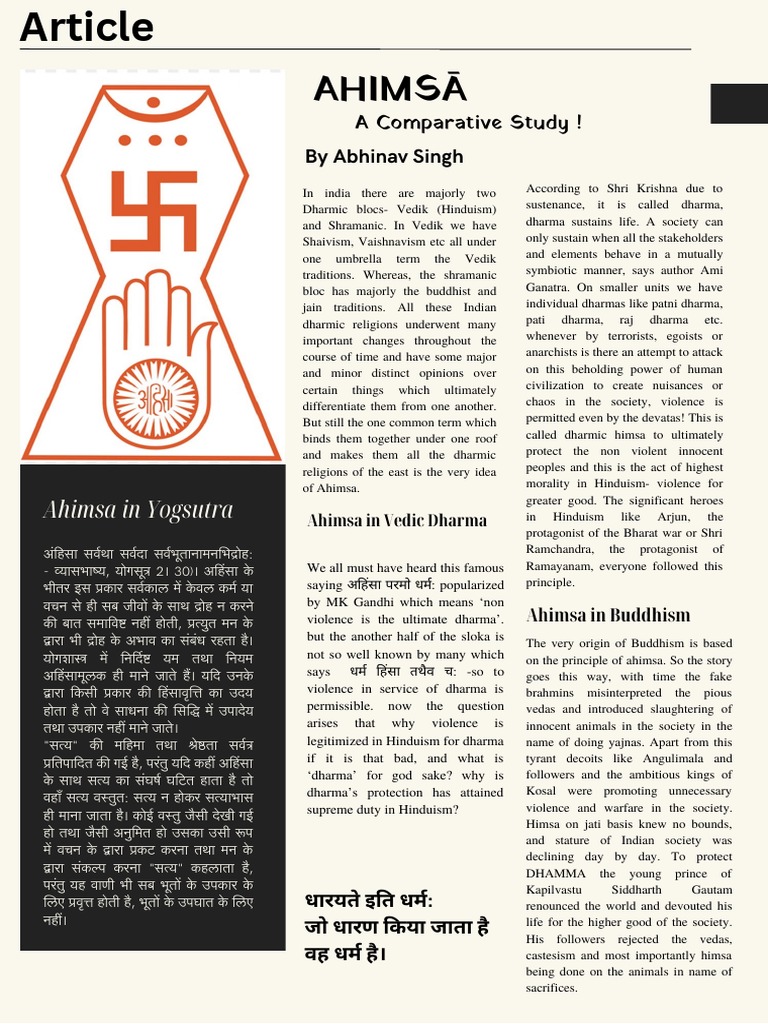 Ahimsa Pdf