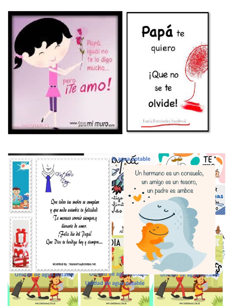 Tarjeta Del Dia Del Padre | PDF