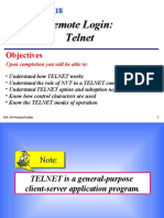 Remote Login Telnet Chap 18