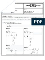 Multiplying Fractions 22-23 (Notes)