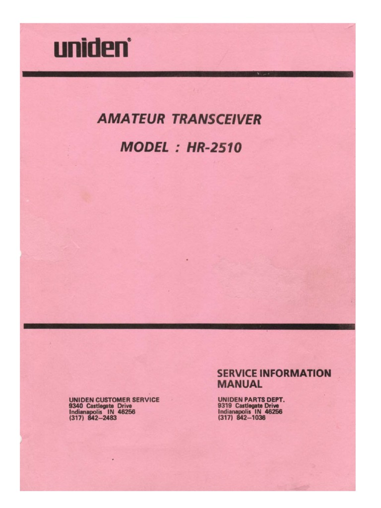 ミー President HR-2510 Serv | PDF