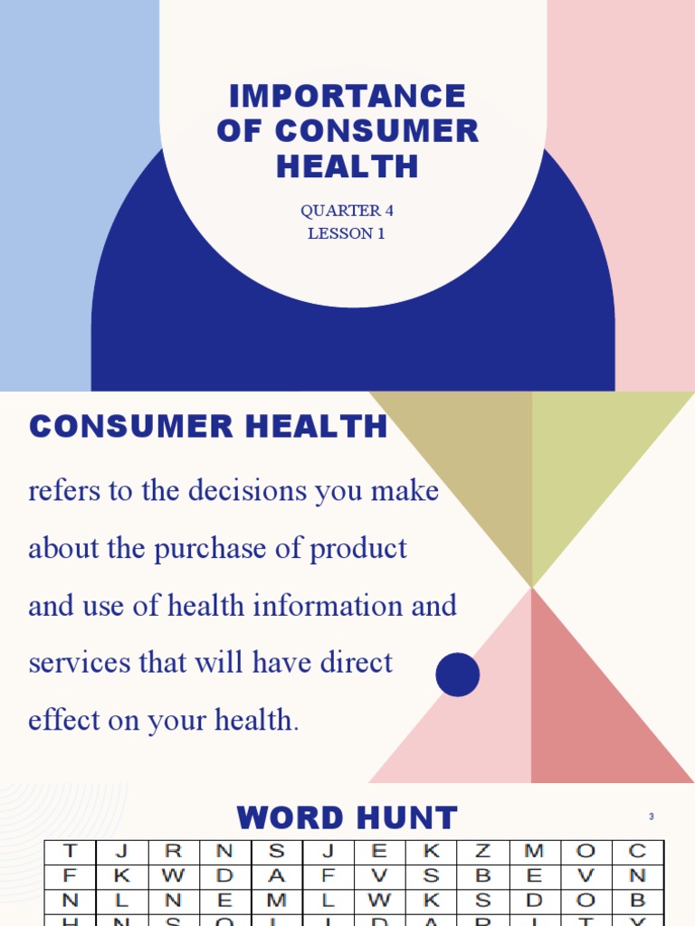Importance of Consumer Health Rights | PDF | Over The Counter Drug ...