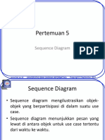 Pertemuan 5: Sequence Diagram