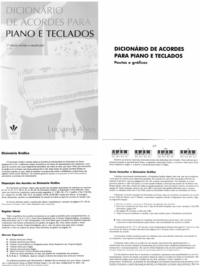 Dicionário De Acordes Para Teclado Pdf