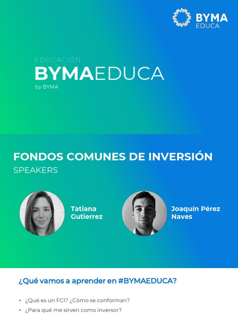 BYMA EDUCA - Fondos Comunes de Inversión | Descargar gratis PDF ...