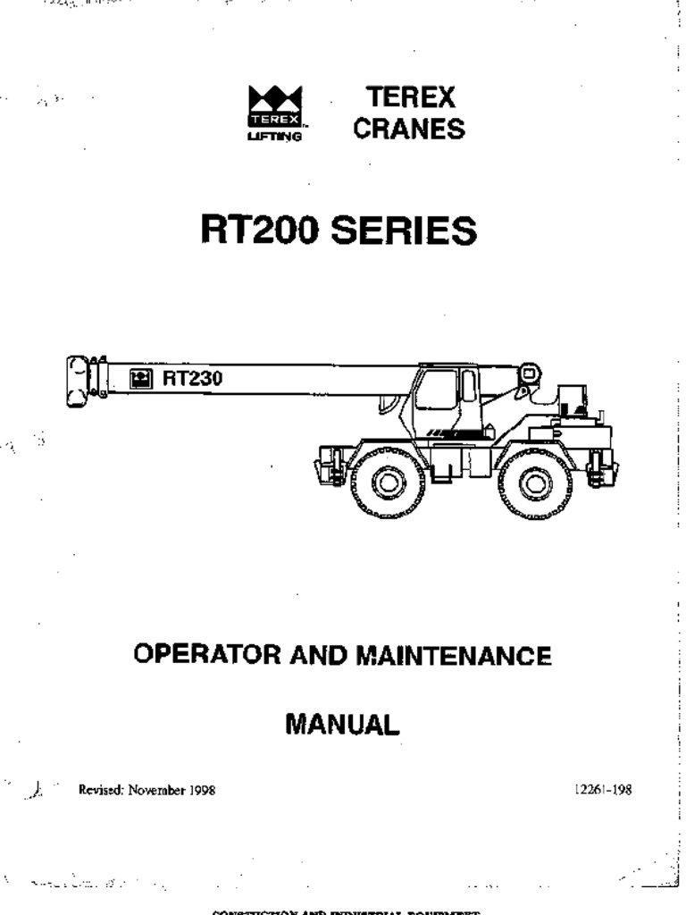 RT 230 Operators Manual - Compressed | PDF