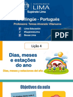 Dias, Meses e Estações Do Ano