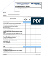 SE Inspection Checklist