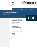 Tarea 7.1 Ensayo Sobre El Fenómeno de La Pobreza en Honduras